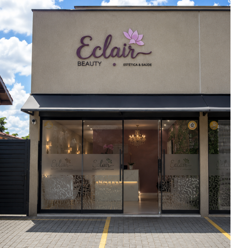 Fachada da Eclair Beauty na Alameda Bragança