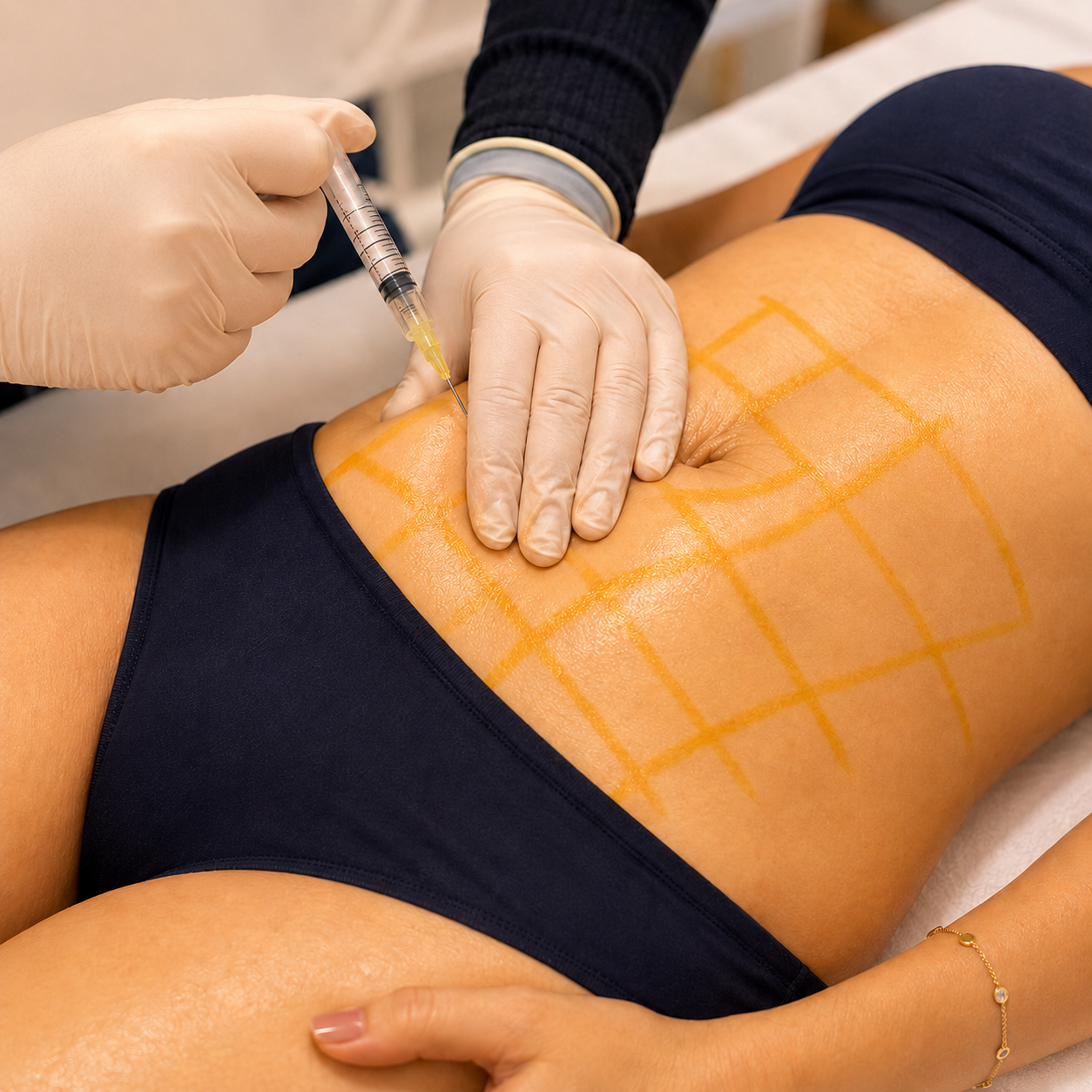 Aplicação de enzimas na Eclair Beauty